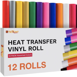 18 Metres of HTV – Compatible with Every Cricut and Silhouette Machine ★★★★★  50% OFF + Free Shipping