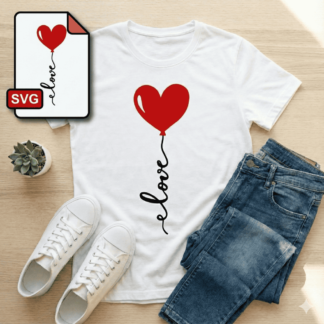 Crafting Project: Valentine SVG – Heart & Love Design for Cricut and Other Machines.