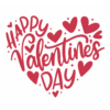 Crafting Project: Valentine SVG – Happy Valentine's Day Design for Cricut and Other Machines.