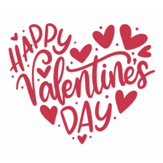 Crafting Project: Valentine SVG – Happy Valentine's Day Design for Cricut and Other Machines.