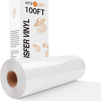 Silhouette-Compatible HTV Iron-On Vinyl Roll 30 x 3000 cm – White Heat Transfer Vinyl for Cameo & Portrait