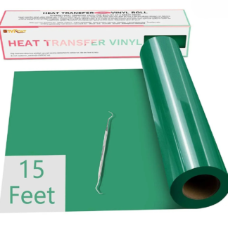 Heat Transfer Vinyl Roll 30 x 457 cm – Green PU Iron-On