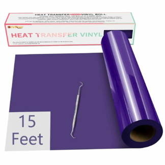 Heat Transfer Vinyl Roll 30 x 457 cm – Purple PU Iron-On