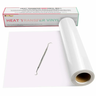 Heat Transfer Vinyl Roll 30 x 457 cm – White PU Iron-On