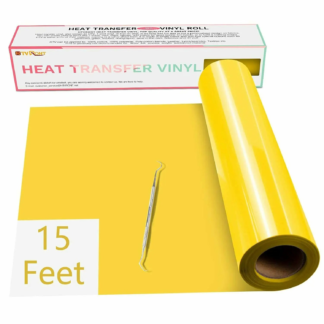 Heat Transfer Vinyl Roll 30 x 457 cm – Yellow PU Iron-On