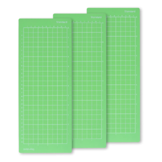 Cricut Joy Compatible Cutting Mats 11.4 x 30.5 cm – Standard Grip 3 Pack (Green)