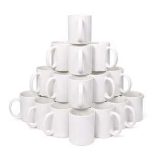 Sublimation Mugs 325 ml – 12 Pack White Ceramic Blanks