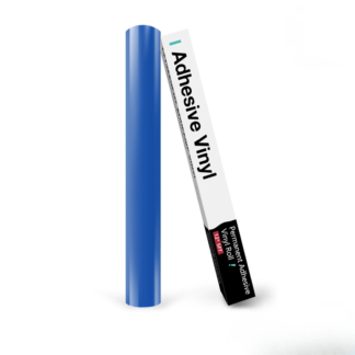 Silhouette-Compatible Permanent Adhesive Vinyl Roll 30 x 152 cm – Glossy Blue Craft Vinyl