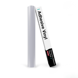 Silhouette-Compatible Permanent Adhesive Vinyl Roll 30 x 152 cm – Glossy Silver Craft Vinyl