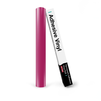 Silhouette-Compatible Permanent Adhesive Vinyl Roll 30 x 152 cm – Glossy Fuchsia Craft Vinyl