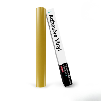 Silhouette-Compatible Permanent Adhesive Vinyl Roll 30 x 152 cm – Glossy Gold Craft Vinyl