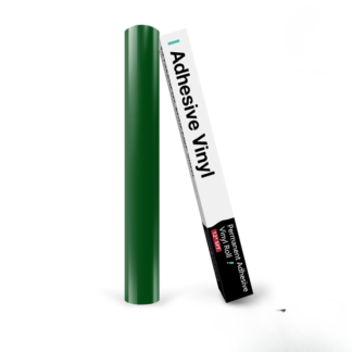 Silhouette-Compatible Permanent Adhesive Vinyl Roll 30 x 152 cm – Glossy Green Craft Vinyl