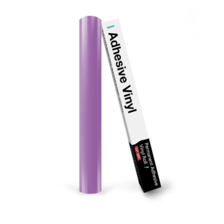 Silhouette-Compatible Permanent Adhesive Vinyl Roll 30 x 152 cm – Glossy Light Purple Craft Vinyl